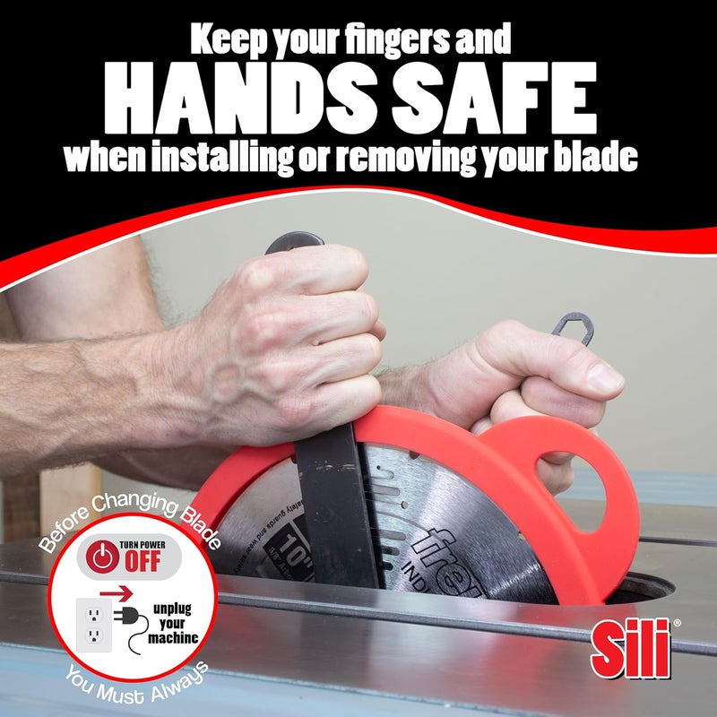 Sili Sleeve Silicone Saw Blade Storage Protector Holder Cover for Circular Miter Tablesaw Blades and Table Saw Accessories (10" 4 Pack) - Image 3